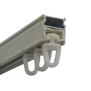 Tendina per finestra pendente ganci per tenda in plastica rulli per tendina bianca - Product Image 6