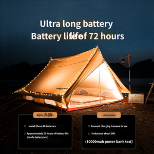 10m IP44 Rated ABS Material Ambient <b>LED</b> <b>Strip</b> <b>Light</b> 5V for <b>Outdoor</b> Camping Festival Night Bar Use - Product Image 2