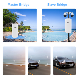 Kuwfi 2km 3km Point to Point <span class=keywords><strong>12dBi</strong></span> Bảng điều chỉnh <span class=keywords><strong>antenna</strong></span> <span class=keywords><strong>WIFI</strong></span> cầu LAN WAN Port ngoài trời công nghiệp cầu không dây cho máy ảnh - Product Image 3