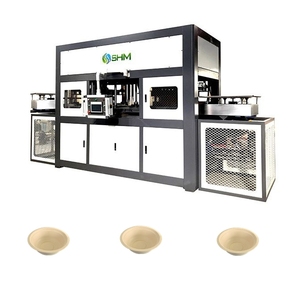 Machine de fabrication d'assiettes en papier biodégradable, équipement de formage et de pressage à chaud de <span class=keywords><strong>vaisselle</strong></span> en pulpe - Product Image 3