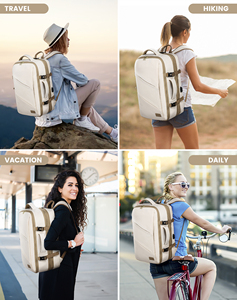NOUVEAU 2024 YCH <span class=keywords><strong>Sac</strong></span> à dos de <span class=keywords><strong>voyage</strong></span> 4 pièces/ensemble, imperméable, extensible, <span class=keywords><strong>40L</strong></span>, approuvé par la TSA, grand <span class=keywords><strong>sac</strong></span> à dos pour ordinateur portable avec USB, unisexe - Product Image 6