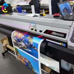 Alta Produtividade UJV100-160 63.4inchUV Mimaki rolo a rolo impressora para uso ao ar livre tabuleta/poster/bandeiras/bandeiras/etiqueta/carteira