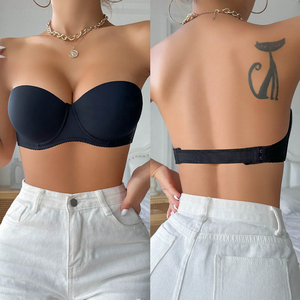 Fabricación <span class=keywords><strong>Push</strong></span> <span class=keywords><strong>up</strong></span> Sujetadores con aros para mujer Ropa de dormir <span class=keywords><strong>sin</strong></span> <span class=keywords><strong>tirantes</strong></span> - Product Image 6