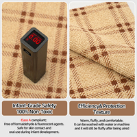 Chiffon de nettoyage de cuisine en gros OEM RTS, absorbant, réutilisable, à carreaux, serviette à vaisselle, directement de l'usine, certifié OEKO-TEX REACH