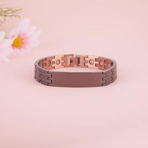 Bon Soins de Santé Énergie À La Mode En Gros Biomagnétique Cuivre Guérison Pierres Précieuses Bracelet De Cheville pour Cadeau - Product Image 2