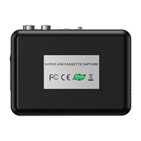 Lecteur de cassettes USB, enregistreur numérique, convertisseur de cassettes en MP3, lecteur portable, inversion automatique, prise casque 3,5 mm