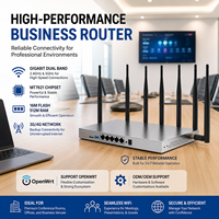 Router de Red Industrial 4G de Grado Industrial ODM OEM 1200Mbps MT7621 OpenWRT para Despliegue de ISP en Ciudades Inteligentes, 2x2 MIMO, QoS, Certificado FCC CE, Firewall