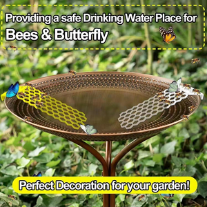 Bebedero de Agua para Pájaros, Color Amarillo y Blanco, Herramienta para Baños de Aves, para Cualquier Piscina - Product Image 2