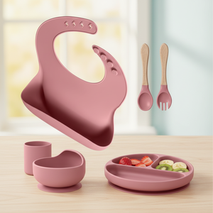 Ensemble de bols à ventouse en silicone pour bébé, personnalisable en couleur, sans BPA, pour l'apprentissage de l'alimentation, facile à nettoyer, assiette, <span class=keywords><strong>bol</strong></span>, cuillère, tasse pour enfants - Product Image 2