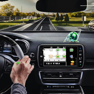 128GB 12.3 inch màn hình xe đài phát thanh stereo đơn vị đầu 8-core <span class=keywords><strong>Android</strong></span> autoaudio được xây dựng trong GPS TV không dây Carplay Bảng điều khiển MP3 2DIN - Product Image 2