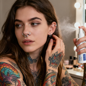 Spray de soin post-tatouage pour le corps testé par des dermatologues sans cruauté Spray de soin pour la peau à brume fine Nettoyage en profondeur sans alcool Spray de soin pour piercing - Product Image 6