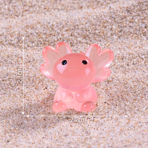 Statue d'animaux en 3D adorable et mignon thème de la mer résine artisanale lumineuse dauphin <span class=keywords><strong>baleine</strong></span> pieuvre Axolotl poisson <span class=keywords><strong>requin</strong></span> pour décoration de bricolage - Product Image 4