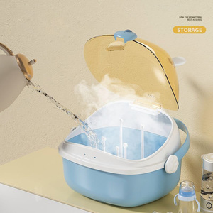 Séchoir à biberons en PP sans BPA, prix direct usine, avec égouttoir et boîte de rangement pour bébés de 0 à 12 mois - Product Image 6