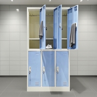 Bureau école salle de sport armoire vestiaire casier en métal armoire de rangement en acier