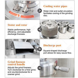 MY Natural Tahini Make Meat Bone Almond Grinder 100 <span class=keywords><strong>Kg</strong></span> por hora Mini máquina industrial de pasta de maní - Product Image 4