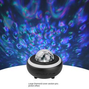 Moderne <span class=keywords><strong>Romantique</strong></span> Rêve <span class=keywords><strong>Bulle</strong></span> Atmosphère Lampe Étoile Projection Chapiteau Ondulation Veilleuse avec pour Bluetooth LED Alimenté par Batterie - Product Image 2