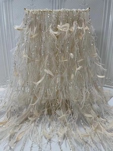 Tela <span class=keywords><strong>de</strong></span> encaje con diseño <span class=keywords><strong>de</strong></span> flores 3 D para vestido <span class=keywords><strong>de</strong></span> <span class=keywords><strong>alta</strong></span> <span class=keywords><strong>costura</strong></span> colección <span class=keywords><strong>2021</strong></span> - Product Image 4