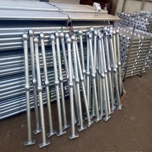 Poste de barandilla de rótula de acero galvanizado para escalera exterior Poste de barandilla de rótula de acero inoxidable - Product Image 4