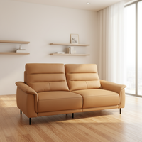 Foshan Möbel ODM/OEM Fabrik Maßgefertigte Moderne Sofagarnituren Luxuriöses Echtleder 3-2-1 Modulare Kombination Elektrisches Relaxsofa
