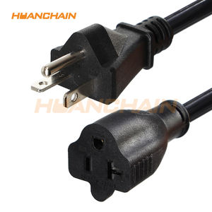 Cavo di Alimentazione AC <span class=keywords><strong>NEMA</strong></span> <span class=keywords><strong>5-20P</strong></span> a 5-20R di Alta Qualità, 12 Gauge 20AMP, Approvato ETL, Prolunga Resistente per Elettrodomestici - Product Image 2