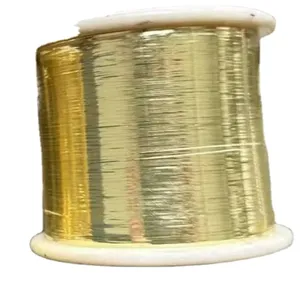 Factory 1/69 gold and silver silk thread high temperature resistant water-soluble sequin silk Single Side Wrap Latex