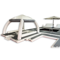 Plateforme gonflable, tente, île flottante, quai pour jet-ski, flotteurs de loisirs, piscine, quai pour bateau, pour yacht