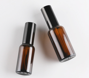 Di alta qualità crema cosmetica viaggio olio essenziale di emulsione 10ml 20ml 30ml 50ml <span class=keywords><strong>ambra</strong></span> vetro per la cura della pelle flacone Spray - Product Image 6