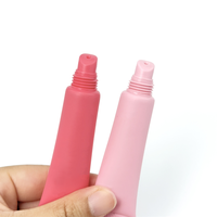 Tube cosmétique 8g, emballage pour gloss à lèvres, tube compressible, personnalisé, vide, tête de vibration en céramique, impression sérigraphique, impression UV