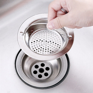 Égouttoir de cuisine en acier inoxydable pour laver les légumes, type entonnoir, avec drain de sol extractible - Product Image 3