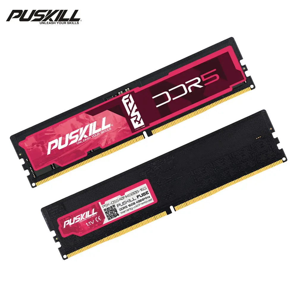 PUSKILL RAM 8GB 16GB 32GB 4800MHz 5600MHz DDR5 1,1 V RAM para juegos