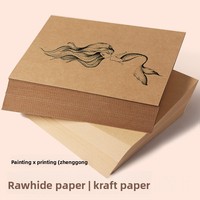 Papel Kraft A4/A3, 500 Hojas, Color Claro, para Impresión y Encuadernación de Documentos Contables, Contratos y Licitaciones