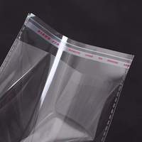 Sacs en plastique transparents en BOPP/OPP réutilisables et autocollants pour l'emballage alimentaire et de vêtements – Vente en gros