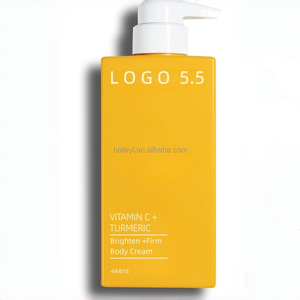 Crème Corporelle Éclaircissante au Curcuma et Vitamine C 444ml 5.5 pour <span class=keywords><strong>Taches</strong></span> Brunes, Teint Irrégulier, Hydratant Raffermissant pour une <span class=keywords><strong>Peau</strong></span> Éclatante - Product Image 1