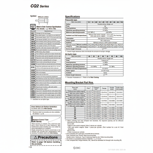 Cilindro compacto SMC, piezas neumáticas de - Product Image 1