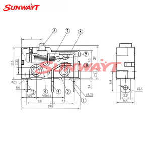 Microinterruptor de 3 Pines para Botón de Presión para Máquina de Juegos Arcade - Product Image 6