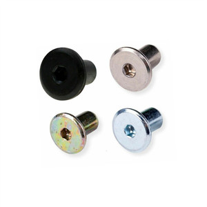 Écrous à tête fraisée M6, écrous Chicago à tête fraisée avec tête hexagonale, rivets fraisés, rivets en acier inoxydable, rivets Revit - Product Image 1