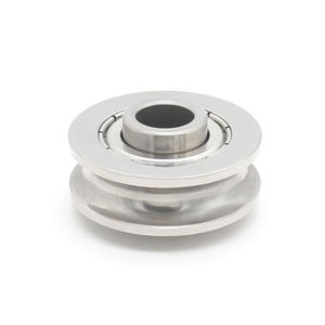 Polea de Cable Metálico para Equipo de Elevación Automática, Rodamiento S698ZZ No Estándar, Anillo Exterior con Ranura en U, Rueda Guía para Plataforma Móvil - Product Image 2