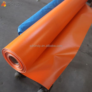 Противопожарные оранжевый цвет сварки одеяло ПВХ покрытием Ткань из стекловолокна - Product Image 5
