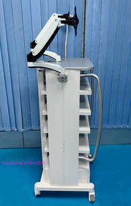 3 أدراج أثاث مستشفى متنقل ماسح ترولي للأسنان داخل الفم عربة ترولي دوائية بيضاء - Product Image 4