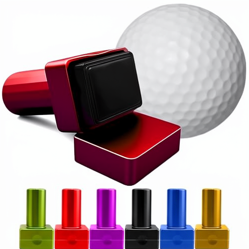 Golf Ball Stamp Rubber Personalized Custom Self-Inking Waterproof Durable Marker With Monogram Logo