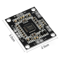 Carte d'amplificateur haute puissance stéréo double canal 2x15W PAM8610 Carte d'amplificateur de puissance numérique XH-M181
