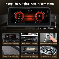 Autoradio Android CarPlay sans fil Junsun pour BMW Série 1 2 3 4 F20 F21 F22 F30 F31 F32 F33 F34 F36 2013-2017 NBT GPS multimédia