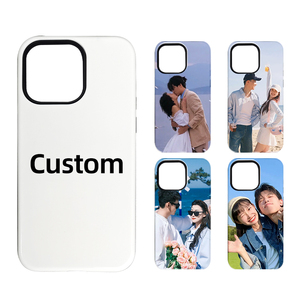 Sublimazione su misura coppia foto <span class=keywords><strong>tema</strong></span> PC + TPU Cover posteriore con 4m goccia di protezione per iPhone 15 Pro Max - Product Image 1