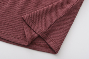 Solarwool Custom Womems Chemise de base en laine <span class=keywords><strong>mérinos</strong></span> tricotée chaude à col roulé - Product Image 5