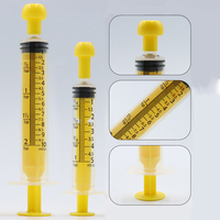Vente en gros d'usine, seringues orales de 5 ml et 10 ml, distributeurs d'aliments pour animaux, seringues vétérinaires en plastique, seringues jetables, injecteur de nourriture liquide coloré