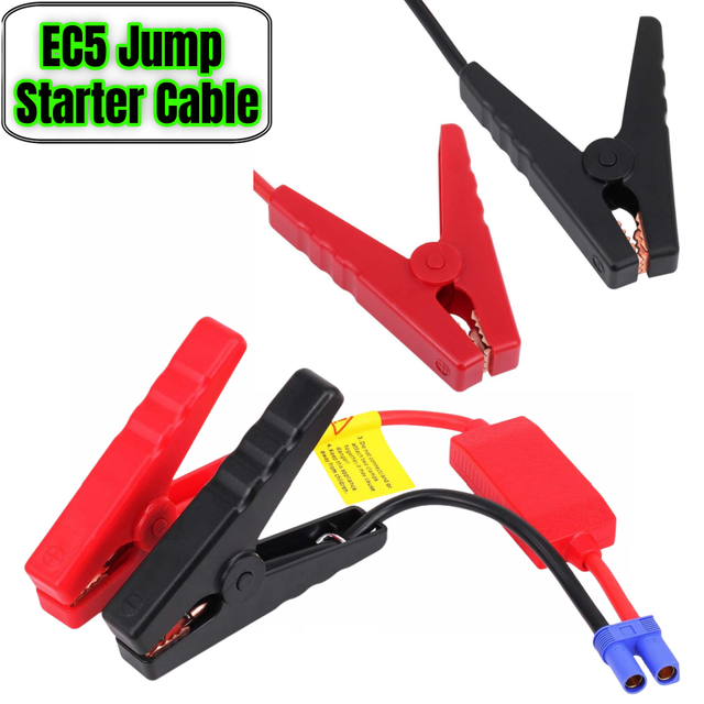 EC5 Jump Starter Cable with Battery Clamps EC-5 12V  Car Jump Starter Booster Clip Cables Emergency Replacement Clamp Cable