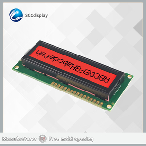 SCCdisplay JXD1601A FSTN赤色ポジティブ<span class=keywords><strong>COB</strong></span>ディスプレイモジュール<span class=keywords><strong>16X1</strong></span>グラフィック<span class=keywords><strong>LCD</strong></span>キャラクターディスプレイ白色LEDバックライト16ピン用 - Product Image 5