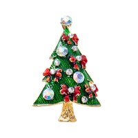 Série de Noël européenne et américaine Broche Décoration Elk Vieil homme Flocon de neige Diamant Badge Pin Cadeau en gros pour enfants