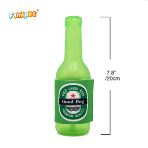 China Factory Gute Qualität Schlepper TPR Bierflaschen sammlung Custom Durable Dog Chew Toy - Product Image 2