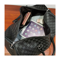 Tas Travel Tote Gym Kulit PU Fashion Berkualitas Tinggi Kapasitas Besar Portabel